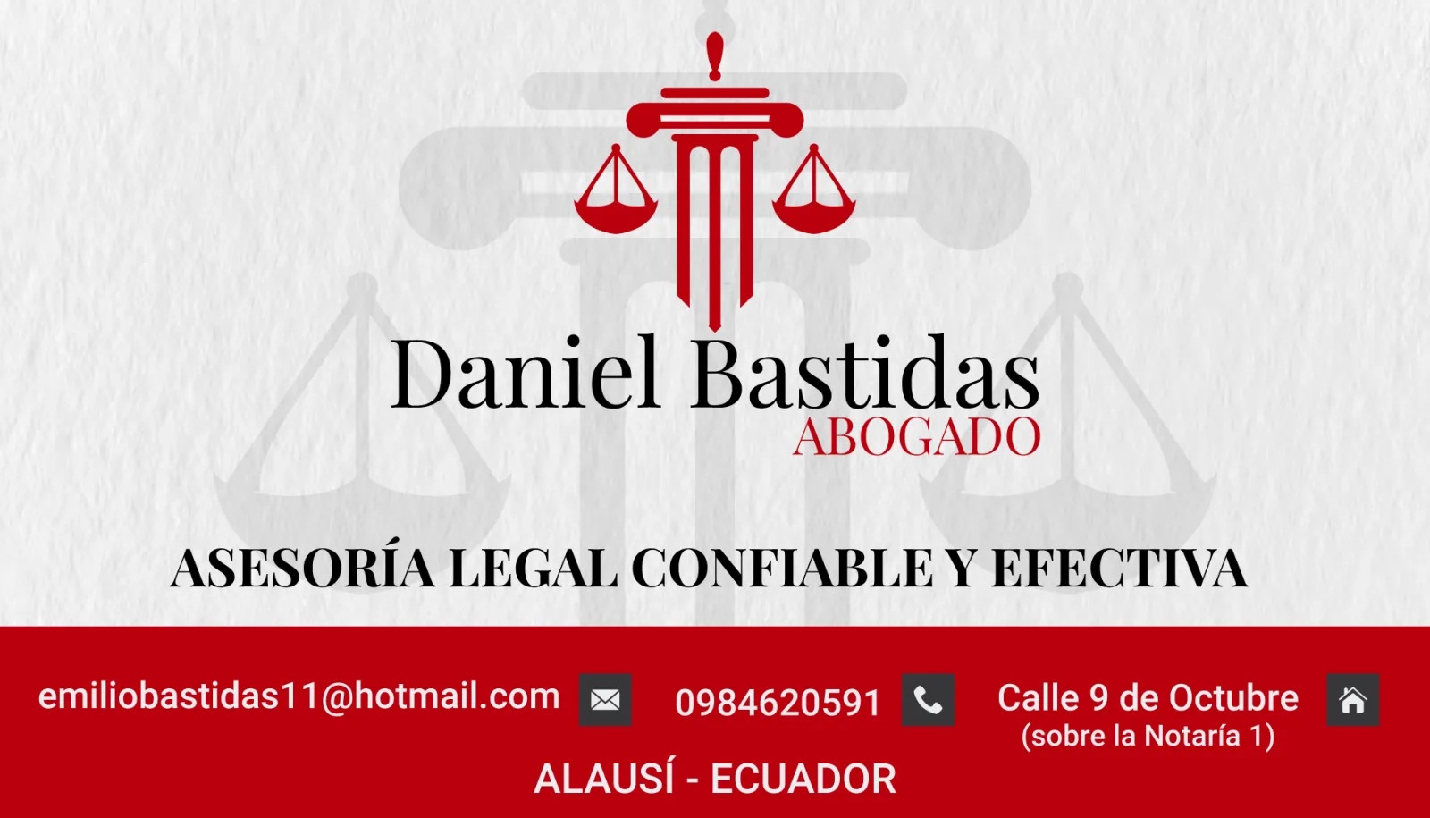 Consultorio Jurídico en Alausí